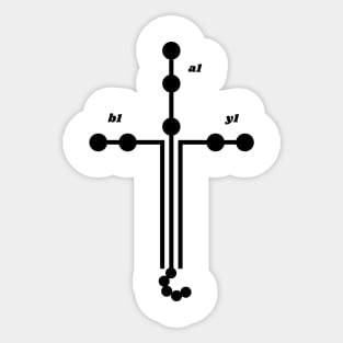 Laminin Matrix Christian Sticker